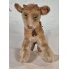 Gammelt Steiff dyr, lam, h: 14 cm.