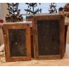 2 small old boards, size: 26,5x 18,5 + 22x15,5 cm. (2x)