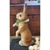 Gammel påskehare, candycontainer, papmachè, h: 22 cm.