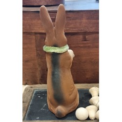 Gammel påskehare, candycontainer, papmachè, h: 22 cm.