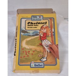 Gammel Christel Dress Doll, Betsy,  æske: 25 x 18 cm.