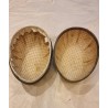 Antikt pap påskeæg med påskedyr, h: 14 cm.