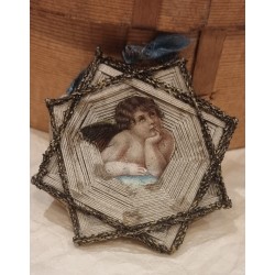 Antique Fadenstern from 19th century, h: 6,5 cm.