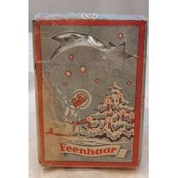Gammel kasse med fehår,...