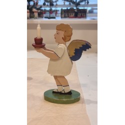 Old light Angel, Erzgebirge, h: 24,5 cm.