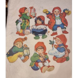 6 gamle store orig. Clante...