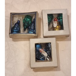 Small old orig. boxes with...