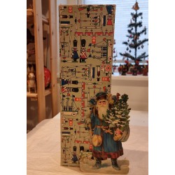 Gammel orig. kasse til Nøddeknækker soldat, mål: 42 x 13 x 12 cm.