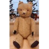 Gammel lys Holstebro bamse (1945 - 1961), h: 70 cm.