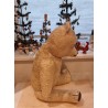 Gammel lys Holstebro bamse (1945 - 1961), h: 70 cm.
