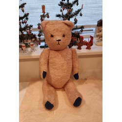 Old Teddy bear, pink, Holstebro (1945 - 1961 ), h: 60 cm.