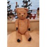 Gammel lyserød Holstebro bamse (1945 - 1961), h: 60 cm.
