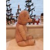 Gammel lyserød Holstebro bamse (1945 - 1961), h: 60 cm.