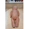 Gammel lyserød Holstebro bamse (1945 - 1961), h: 60 cm.