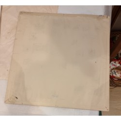 Gammel julekalender fra Krüger, mål: 28,5 x 29,5 cm. (4)