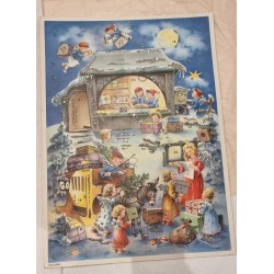 Old Christmas Calendar, size: 20 x 27,5 cm.