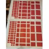 2 old full sheet, 1910, Alfred Jacobsen, Dannebrogsflag, size: 34 x 44 cm. (2x)