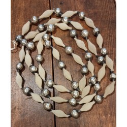 Antique glass ornament, Garland, l: 2,25 m.