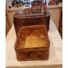 Old chipwood basket, size: 40 x 27 x 13 cm.