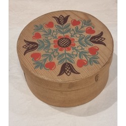 Old wig box with decoration...