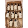 Good deal, Antikt glaspynt, snemand, h: 8 cm.