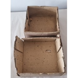 Old field post box ? (World War 1 or 2), size: 25  x 25 x 9 cm.