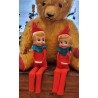 2 old unused Daells Varehus elves, h: 22 cm. (2x)