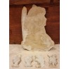 Antique scrap, angel, h: 15,5 cm.