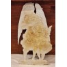Antique scrap from 1880, Angels, h: 16 cm.