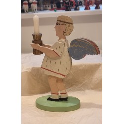 Old light angel, Erzgebirge, h: 24 cm.