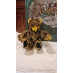 Gammel mekanisk bjørn, h: 18 cm.