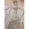 Gammelt presseglas, 2 saltkar + 1 sukkerskål, h: 6 - 9 cm.