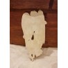 1 antikt glansbillede, engel, h: 18 cm.