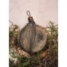 Antique glass ornament, gelatine and wire, h: 5 cm.