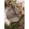 Antique glass ornament, gelatine and wire, h: 5 cm.
