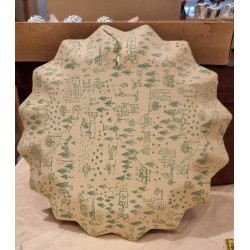 An old Christmas plate, Christmas in the forest, Ø: 28 cm.