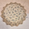 Gammel juletallerken, julemand med gaver, Ø: 29 cm.