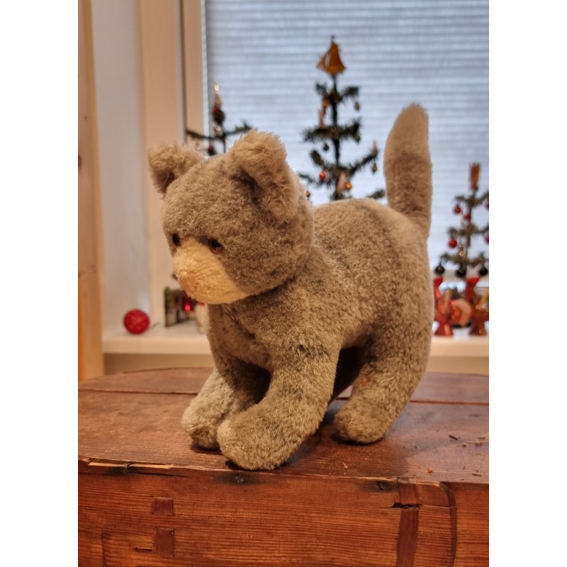 Gammel kat, Teddy Hermann, h: 18 cm.