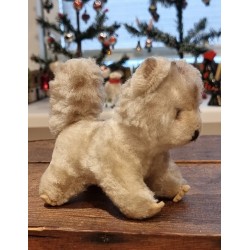 Lille gammel kat/hund med "poter", Teddy Hermann, h: 10 cm.