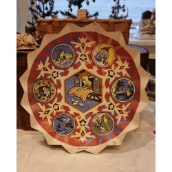 Old Christmas plate with...