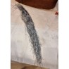 Gammelt let strimlet lametta, l: 55 cm.