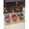 6 old foil lantern from Lauscha, h: 8 cm. (box incl.) (1)