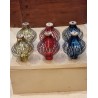 6 old foil lantern from Lauscha, h: 8 cm. (box incl.) (4)