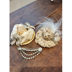 2 small antique hats...