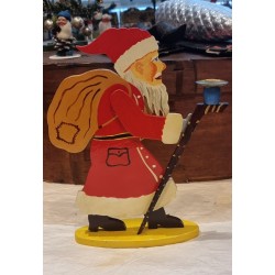 Old Santa in wood, with...
