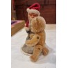 Lille gammel Schuco bamse, h: 11 cm.