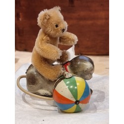 Lille gammel Steiff bamse,...