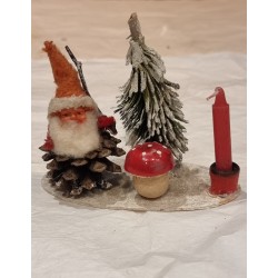 Old pinecone elf with a...