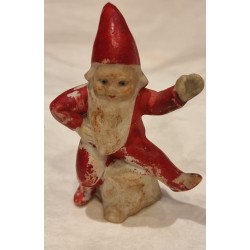 Antique bisquit elf on ice,...