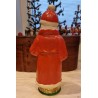 Santa in papier-mache, candycontainer, h: 30 cm.